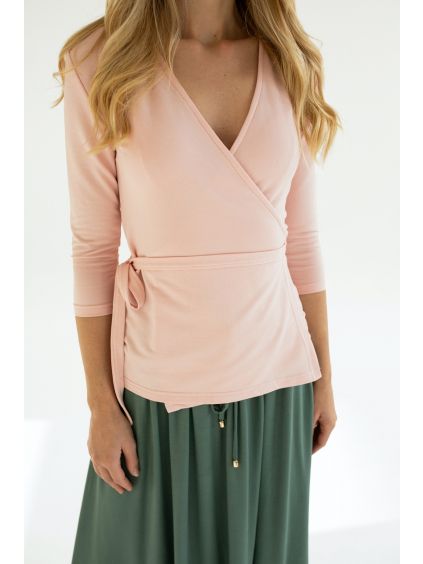 Modalová halenka Ela pudrová