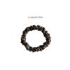 Hedvábná scrunchie leopadr