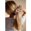 Hedvábná scrunchie baby pink